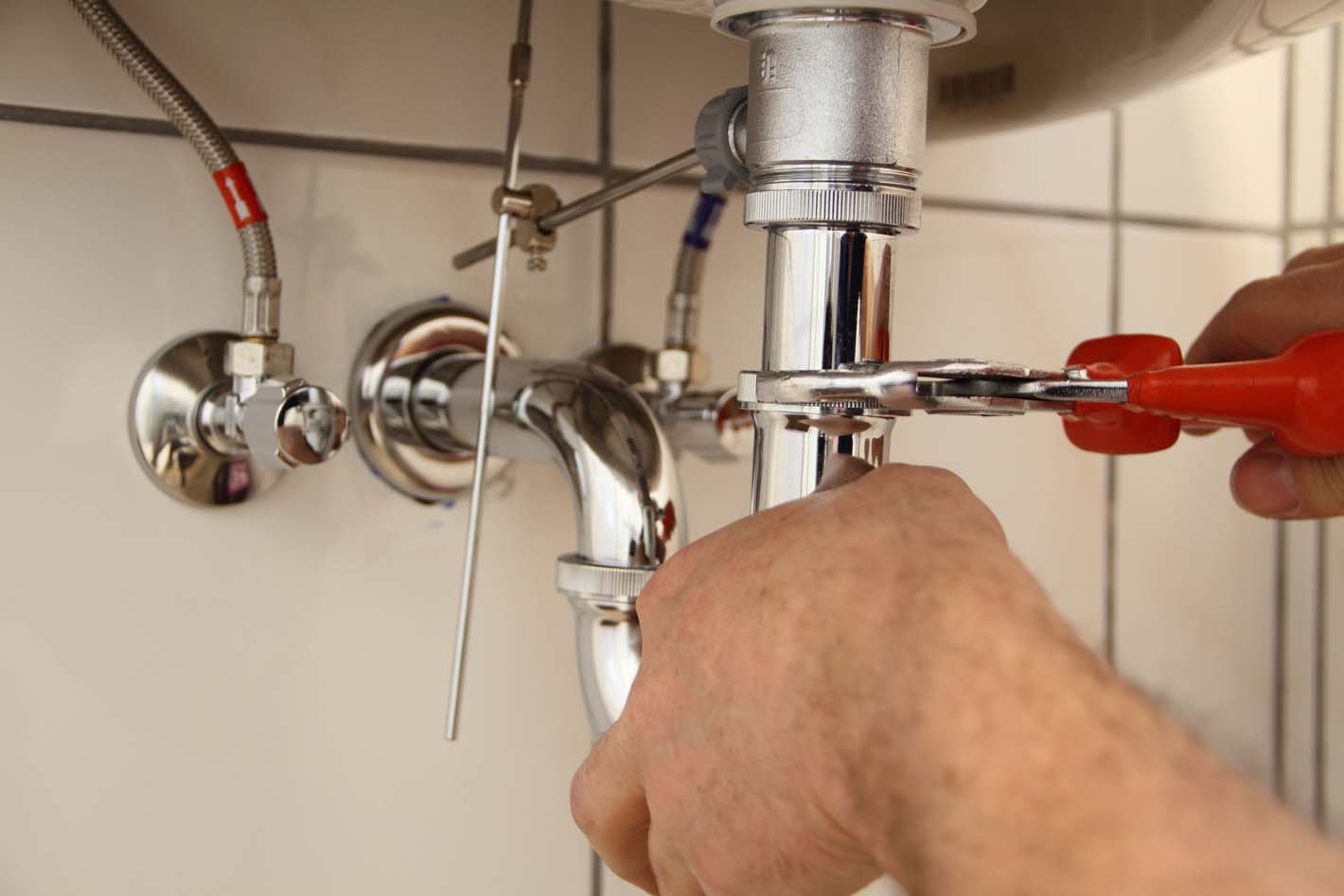 Verstopftes Abflussrohr